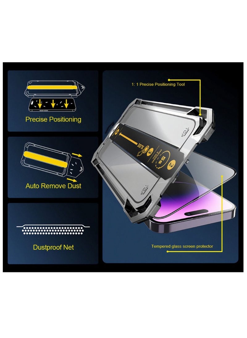 Goldfish Suitable For All Iphone Series Automatic Dust Removal High Definition Anti Scratch Anti Fingerprint Full Screen Coverage Screen Protective Film Tempered Film - Image 4