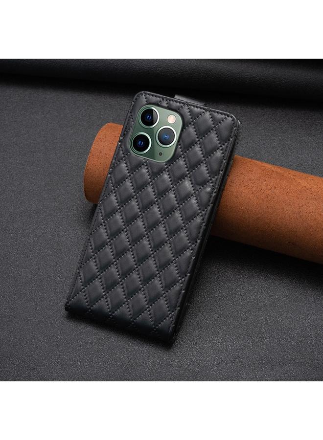 Zaboon Case For iPhone 11 Pro Max Diamond Lattice Vertical Flip Leather Phone Case - Image 3