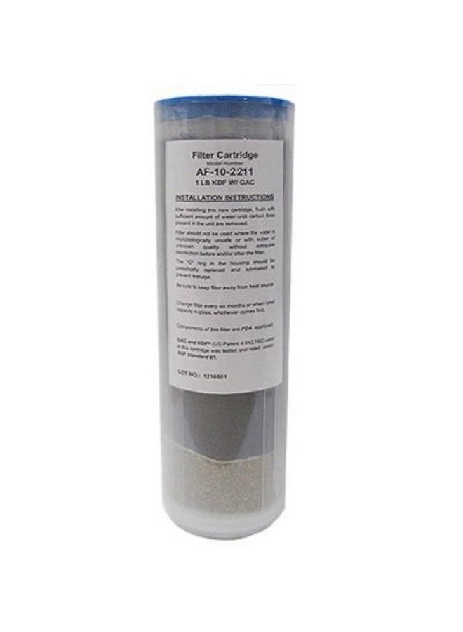 Aries (AF-10-2211) 9.75"x 3" (1 lb) KDF-85/GAC Filter
