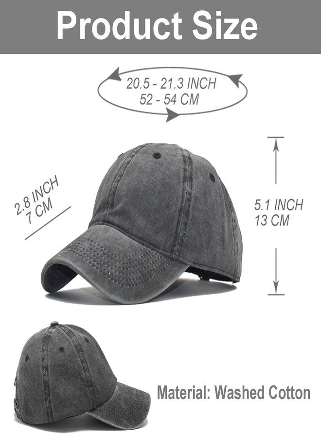 Beieverluck 4 Pieces Toddler Baseball Hats Kid Baseball Cap Washed Cotton Adjustable Toddler Cap for Boys Girls (Color 6) - Image 2