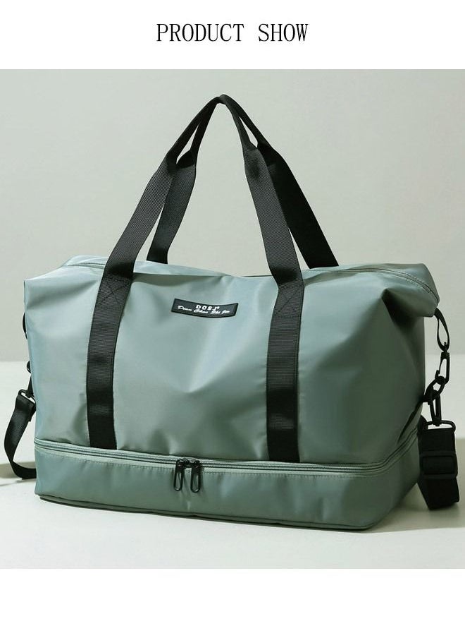 DUNISO - Sports Gym Bag with Wet Pocket & Shoes Compartment, Weekender Overnight Bag for Travel Gym Yoga Travel Duffel Bag for Men and Women Lightweight - Image 1