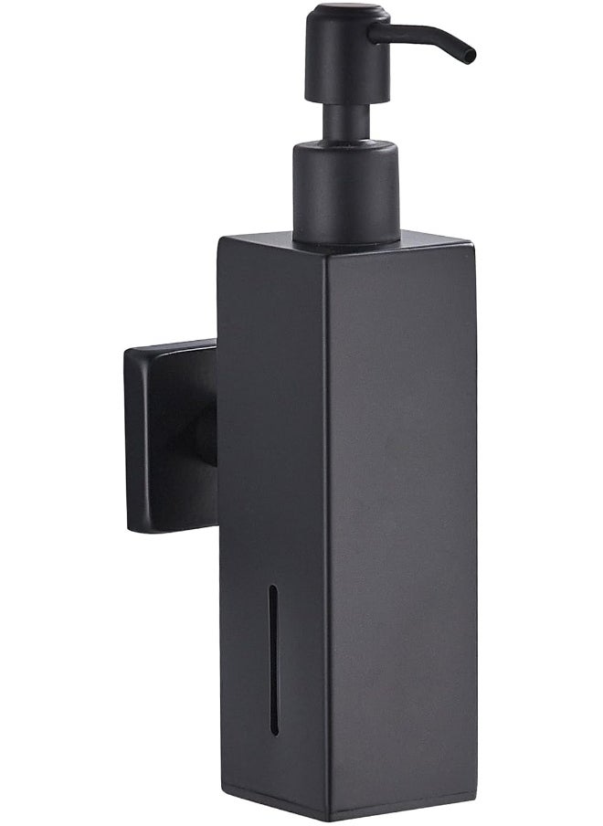 BRIMIX BRIMIX Wall Mounted Soap Dispenser Stainless Steel 304 Hand Wash Liquid Soap Dispenser (Black)  - Image 1
