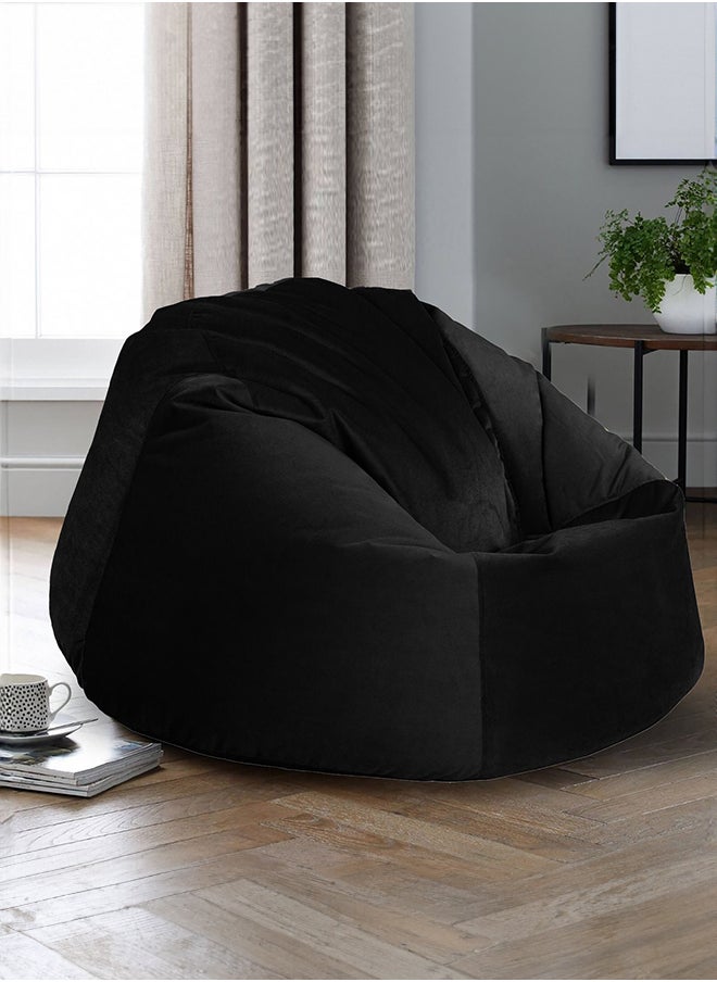 In-House Niklas | Velvet Bean Bag Chair with EPS Beads Filing  - Image 1