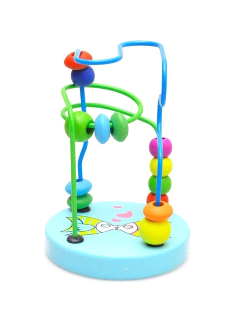 NIBEMINENT Wooden Around Beads Educational Puzzle Toy - Image 1