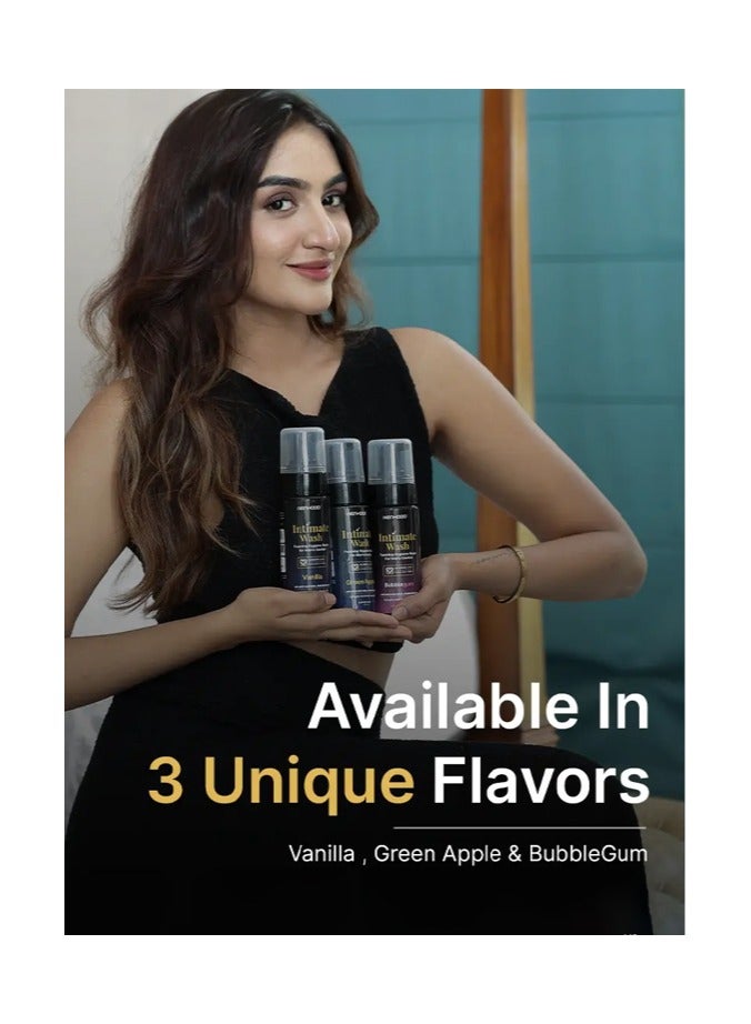 مينهود غسول مينهود للمنطقة الحساسة للرجال ١٥٠ مل | زيت شجرة الشاي وزيت النيم العطري | غسول للأعضاء التناسلية للرجال | نظافة كرات الرجال | غسول رغوي مضاد للفطريات | درجة حموضة متوازنة | تفتيح البشرة | انتعاش يدوم طويلاً (فانيليا) - Image 3