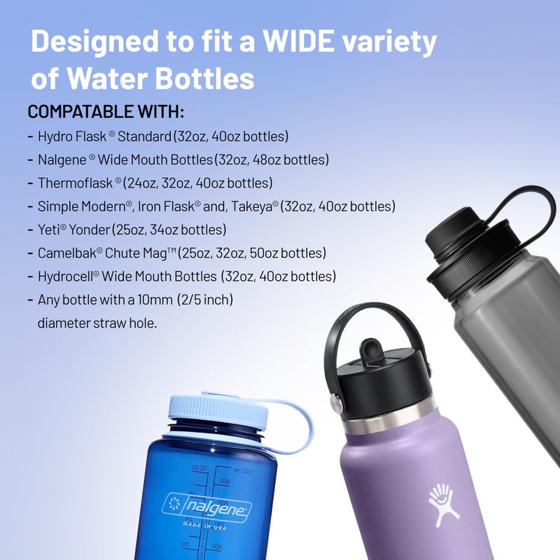 Epic Water Filters The Answer | Water Bottle Filter System Compatible with Hydro Flask/Yeti/Iron Flask/Simple Modern/Hydro Cell | USA Made Filter Removes 99.9% of Tap Water Contaminants - Image 2