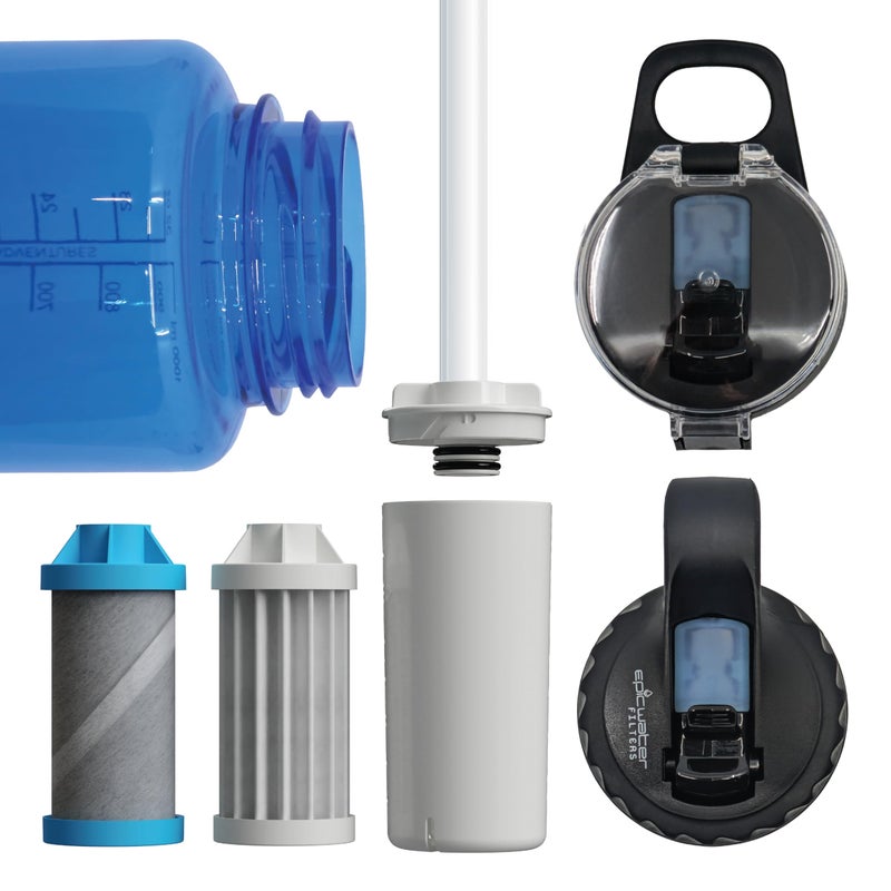 Epic Water Filters The Answer | Water Bottle Filter System Compatible with Hydro Flask/Yeti/Iron Flask/Simple Modern/Hydro Cell | USA Made Filter Removes 99.9% of Tap Water Contaminants - Image 1