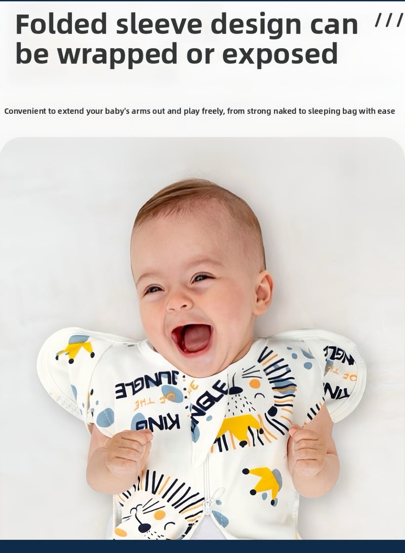 Anti-startle Swaddle Blanket: Pure Cotton Muslin, Essential Newborn Sleep Bag.  - Image 2