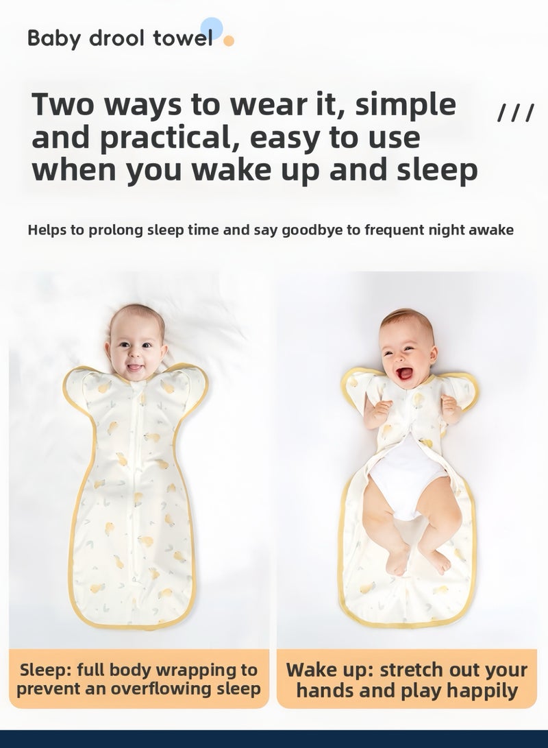Anti-startle Swaddle Blanket: Pure Cotton Muslin, Essential Newborn Sleep Bag.  - Image 3
