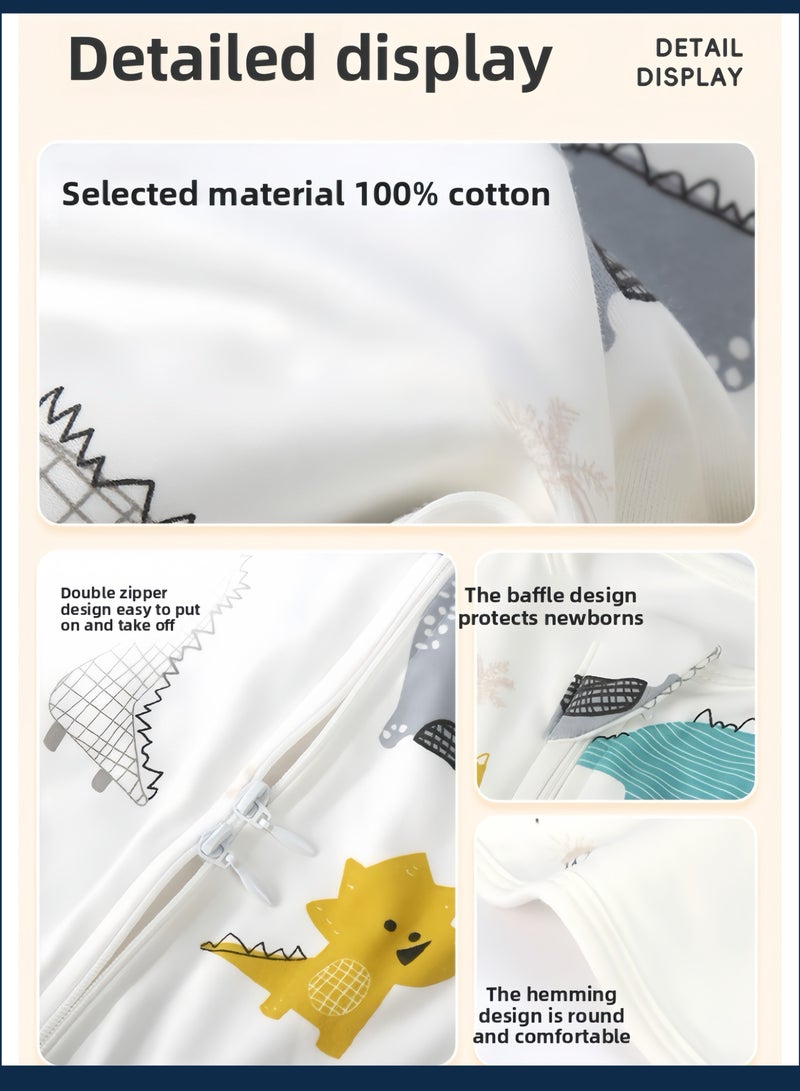 Anti-startle Swaddle Blanket: Pure Cotton Muslin, Essential Newborn Sleep Bag.  - Image 4