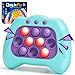 AOTIBO Fast Push Machine Light Up Fidget Toys for Kids Adults Handheld Game for Kids 312 Quick Push Bubble Stress Toy Sensory Toys Travel Games Xmas Birthday Gifts for Boys Girls Blue Purple - Image 2