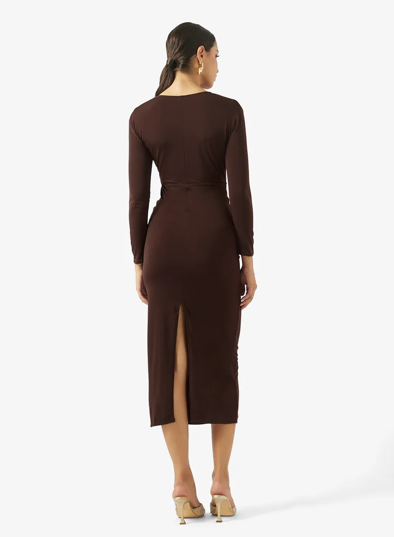 ايلا Shift Dress With Statement Buckle
