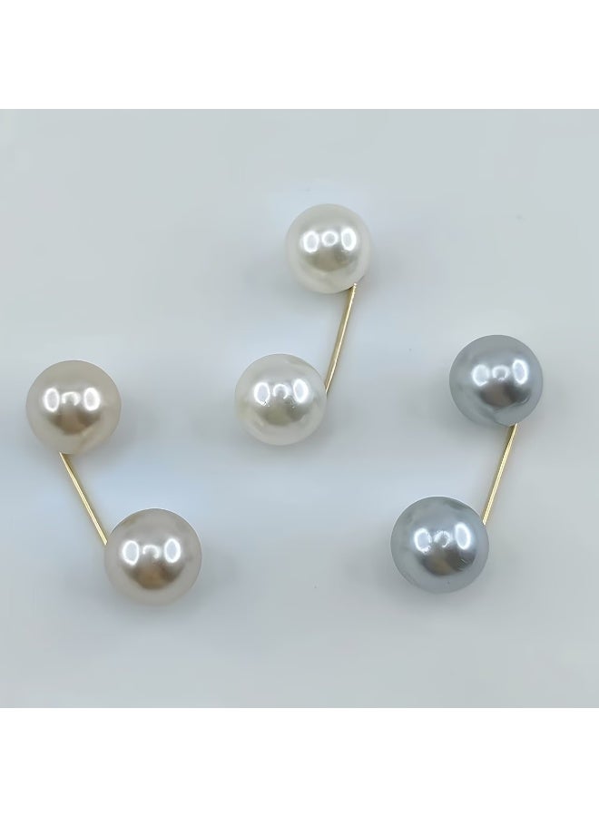 Home Clearance Sale 3pcs Brooches | Dress Skirt Waist Tightening Brooch Pin Pants Anti-Exhaust Button Brooch Accessories - Image 3