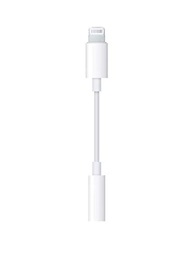 Lightning To USB 3.5mm Headphone Jack Adapter White  - Image 4
