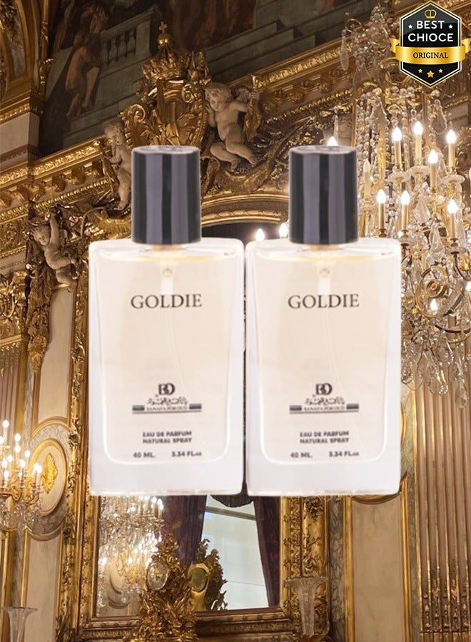 Banafa 2 Pieces Goldie Perfume 40ml EDP - Image 1