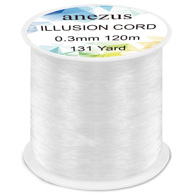 Anezus Fishing Line Nylon String Cord Clear Fluorocarbon Strong Monofilament Fishing Wire - Image 1