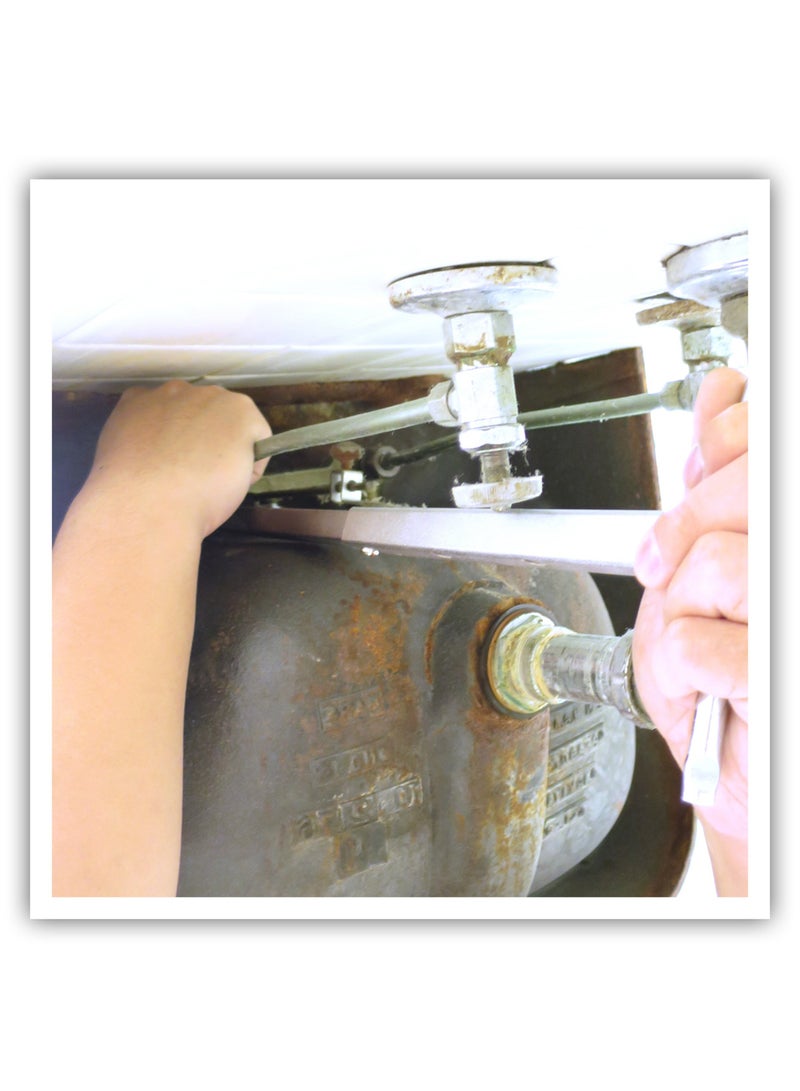 جينيرال تولز مفتاح ربط حوض متداخل كبير الفك 140Xl يمتد من 11 إلى 16 بوصة يناسب 1 إلى 2 بوصة - Image 2