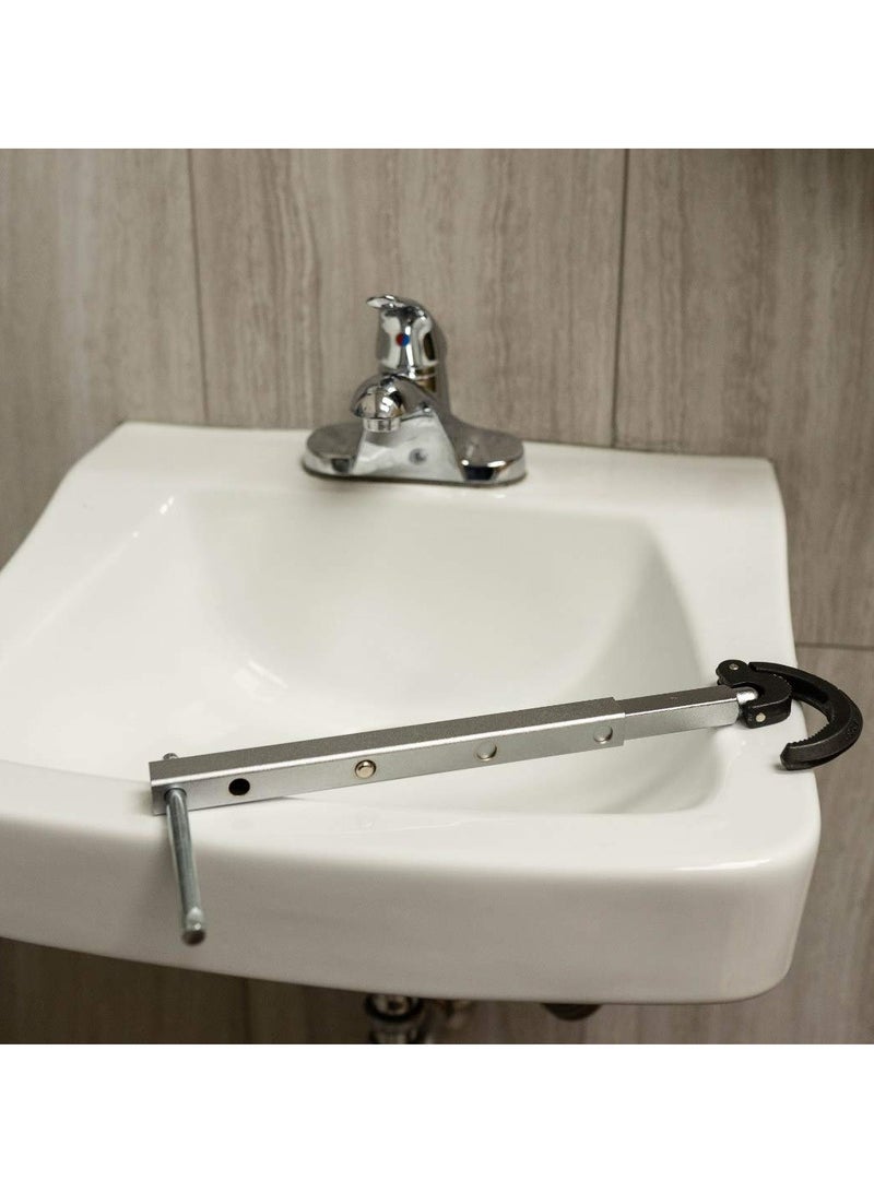 جينيرال تولز مفتاح ربط حوض متداخل كبير الفك 140Xl يمتد من 11 إلى 16 بوصة يناسب 1 إلى 2 بوصة - Image 4