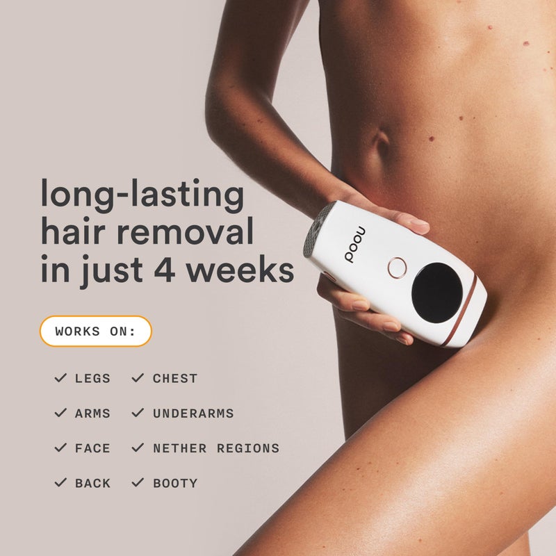 Nood NEW Nood™ Flasher 2.0 Kit — IPL Laser Hair Removal Device for Women & Men — Pain-free & Permanent, Visible Results After First Use & Works Everywhere — Pre & Post IPL Treatment Included — Matte Black - Image 2