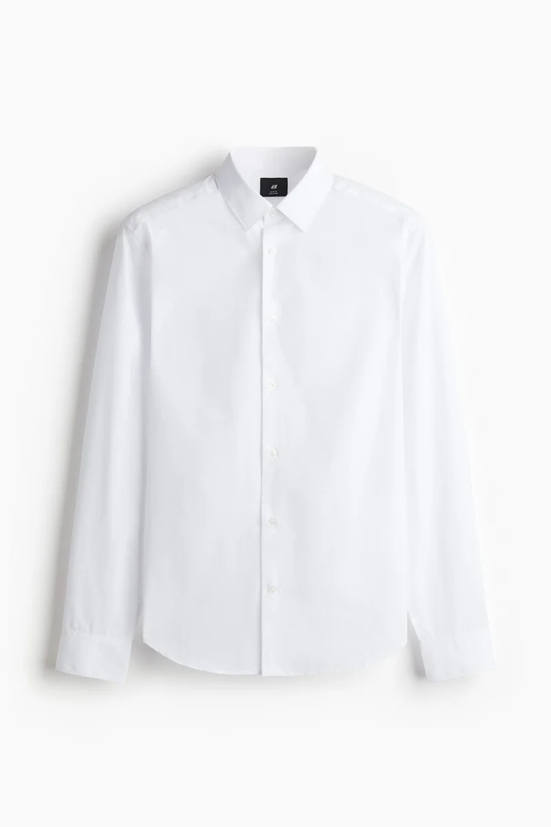 H&M 2-pack Slim Fit easy-iron shirt