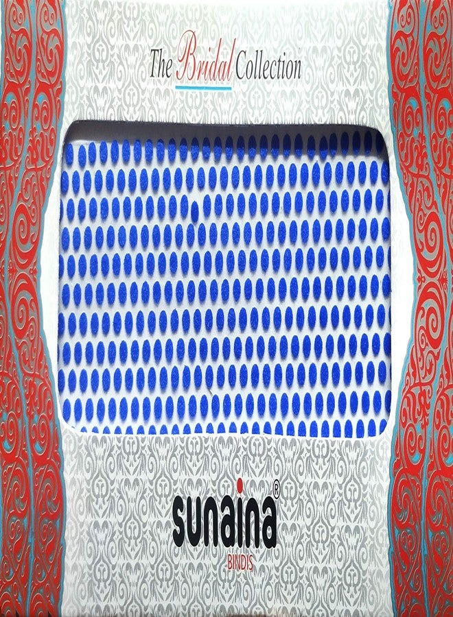 Sunaina مجموعة سونينا للعروس باللون الأزرق (المقاس-6) بندي للنساء [SBCB106) (المقاس 3 مم) - Image 2