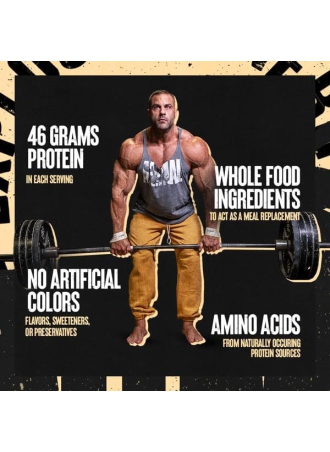 ANIMAL Meal - All Natural High Calorie Meal Shake - Egg Whites, Beef Protein, Pea Protein, Chocolate, 5 Pound  - Image 4