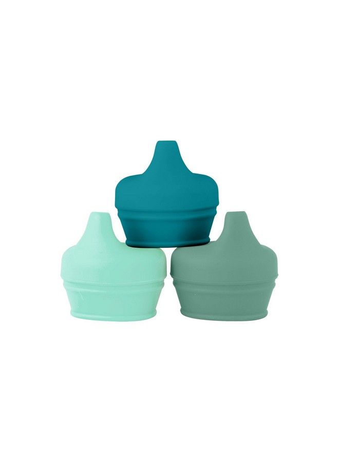 BOON Snug Spout Sippy Lids Assorted Colors (Pack Of 3) - Image 1