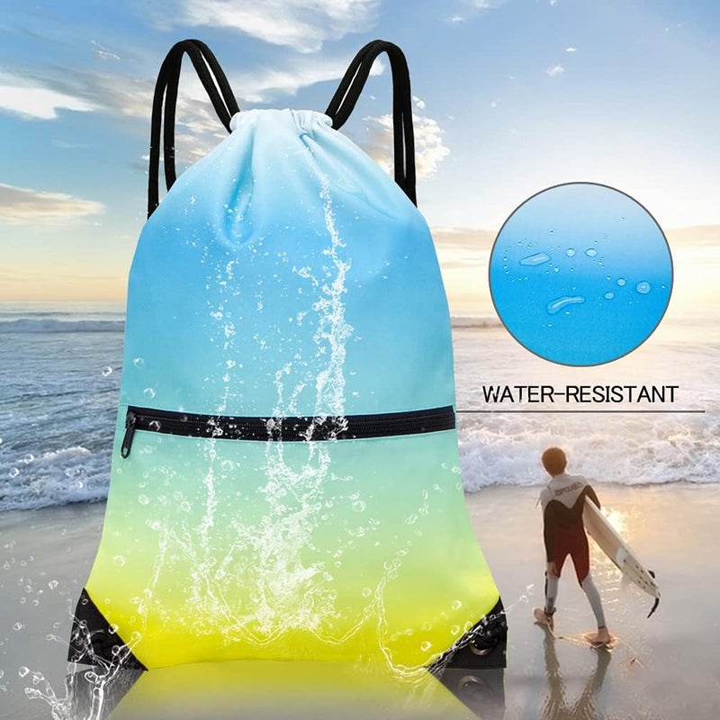 HOLYLUCK Drawstring Backpack Bag Sport Gym Sackpack - Image 2