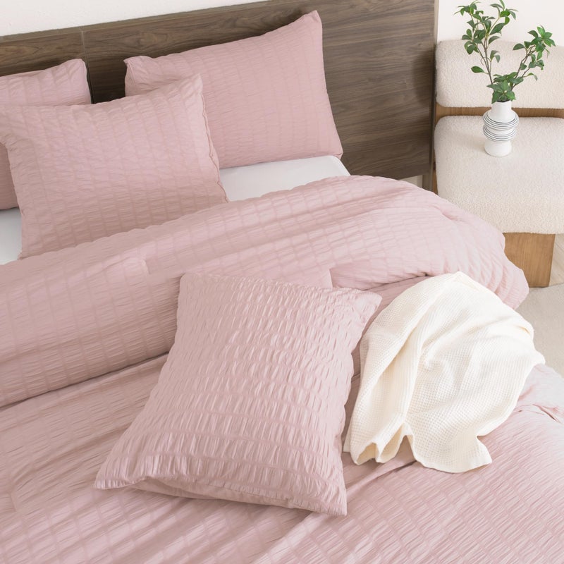 DREAMNINE Large Solid Plush Fuzzy Fleece Full Size Blanket for Bed 90"" x 80""  Decorative Soft Lightweight Velvet Bed Blanket  Luxury Cozy Cute Shaggy Warm Microfiber Flannel Blanket for Bedroom  Peach - Image 3
