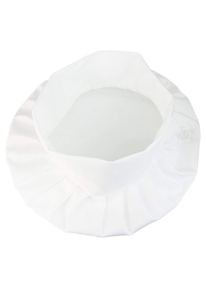 2 Pack Adjustable Breathable Cotton Chef Hats for Kitchen Restaurant Hotel Cooking - Image 3