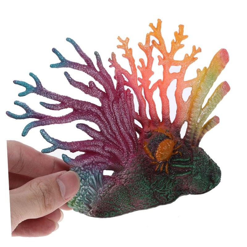Sturdy Break Resistant Coral Decorations 2 Pieces Aquarium Hideout Ornaments - Image 4