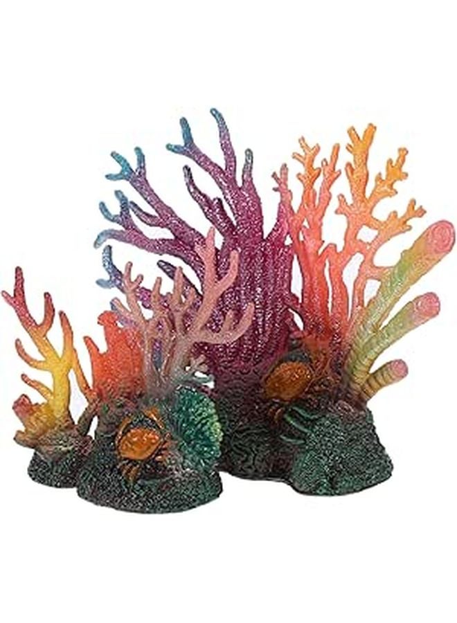Sturdy Break Resistant Coral Decorations 2 Pieces Aquarium Hideout Ornaments - Image 1