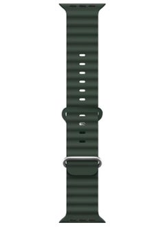 Generic Soft Silicone Ocean Band Compatible With Apple Watch Ultra Band 49mm,45mm,44mm,42mm For Men And Women High-Quality Adjustable Bands  - Image 1
