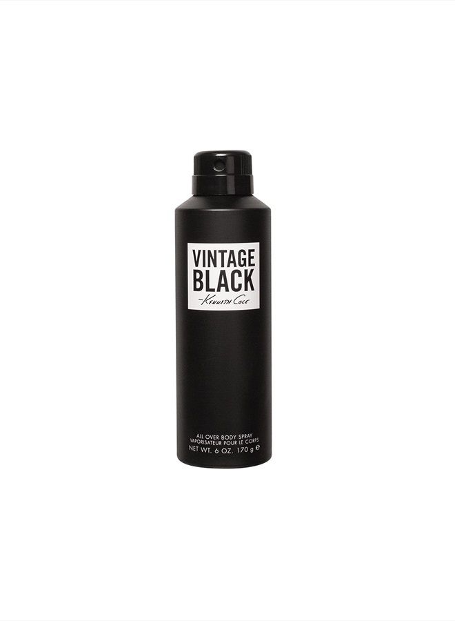 Kenneth Cole بخاخ جسم أسود عتيق للرجال، 6.0 أونصة سائلة. - Image 1