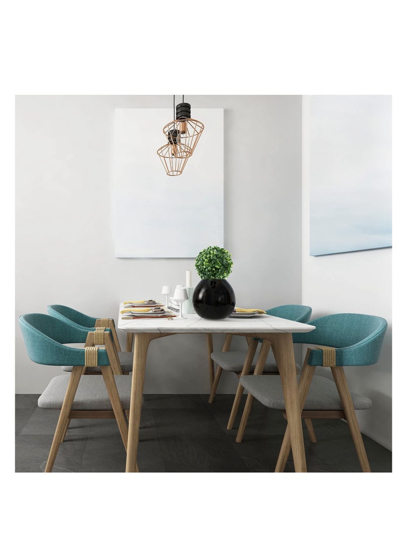 SOLARAE Artificial Boxwood Topiary Ball, 2 Pcs 20 CM Boxwood Plant Green Ball, for Table Decoration, Garden Wedding Decor - Image 5