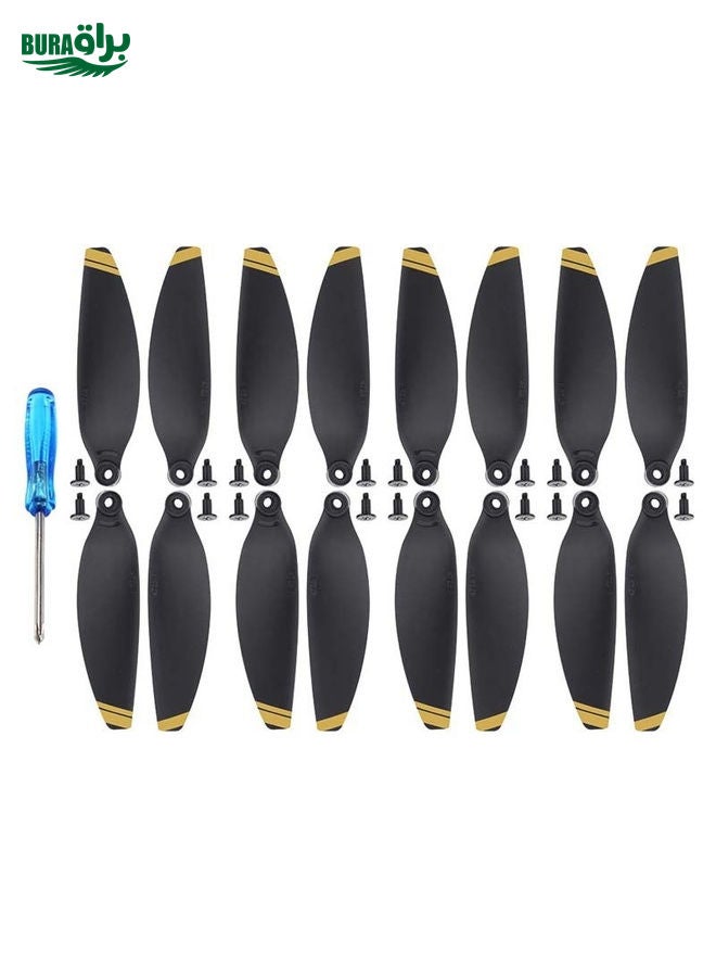 براق لإكسسوارات DJI Mavic Mini 4726F للمروحة الإكسسوارات بدون طيار ، المواصفات: 4pairs Golden Edge - Image 1