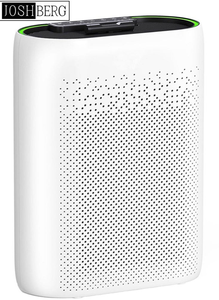 جوشبيرغ Air Purifiers for Home Large Room with Automatic Air Detection Cover 101m², Filter Layer Remove Dust, Pet Dander, Pollen for Home, Bedroom, Dorm Room  - Image 1