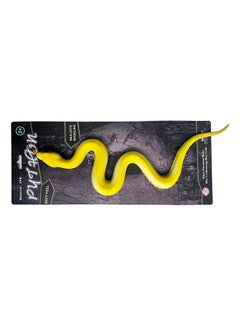 Galaxy Toys Albino Burmese Python - Realistic Yellow and White Python Toy with Docile Nature