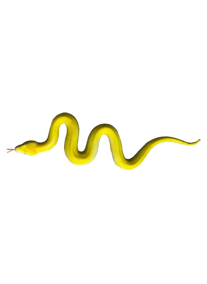 Galaxy Toys - Galaxy Toys Albino Burmese Python - Realistic Yellow and White Python Toy with Docile Nature - Image 1
