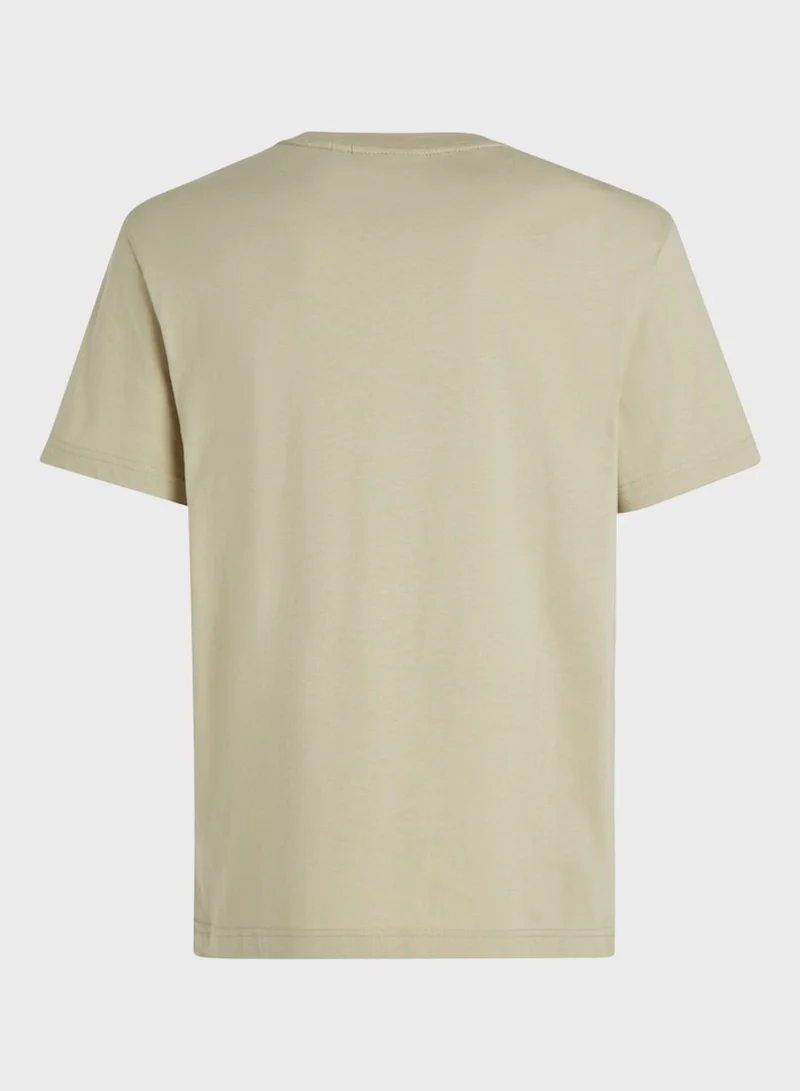 CALVIN KLEIN Logo Crew Neck T-Shirt