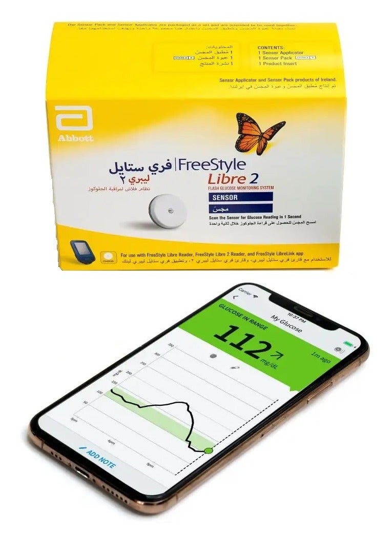 Abbott Freestyle Libre 2 Flash Glucose Monitoring System Sensor Kit (10 Pieces) - Image 3