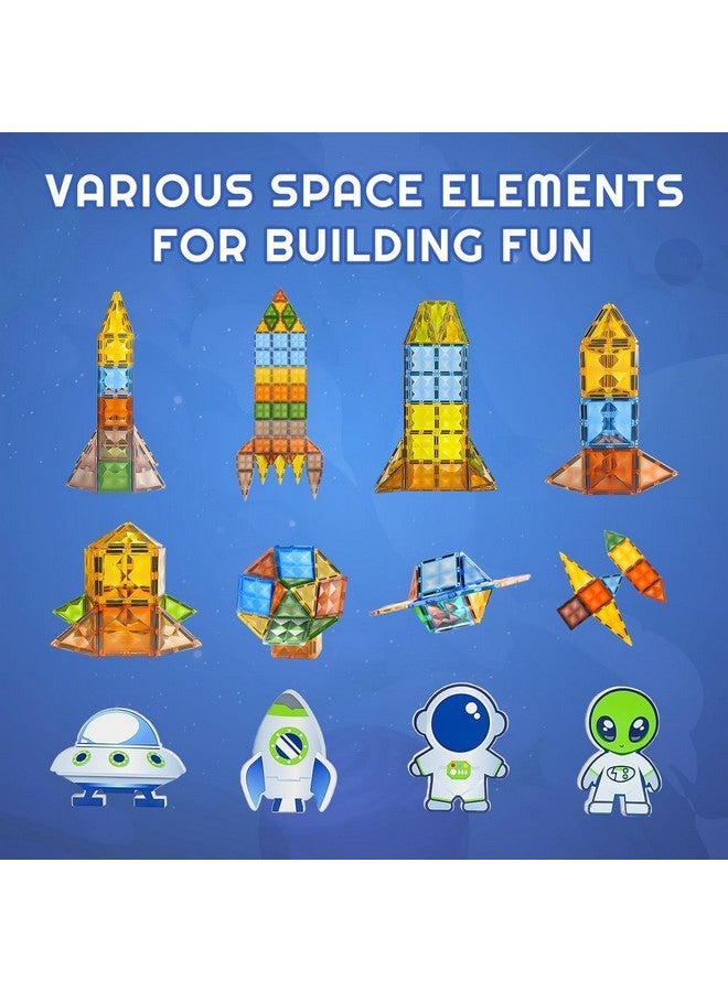 WireScorts® Magnetic Tiles for Kids, Magnetic Building Blocks for Kids 3 4 5 6 7 8 Years, Educational Learning Toys for 2 3 4 5 Year, Magnetic Toys for Kids, Learning Educational Brain Toys - 28Pcs - Image 2