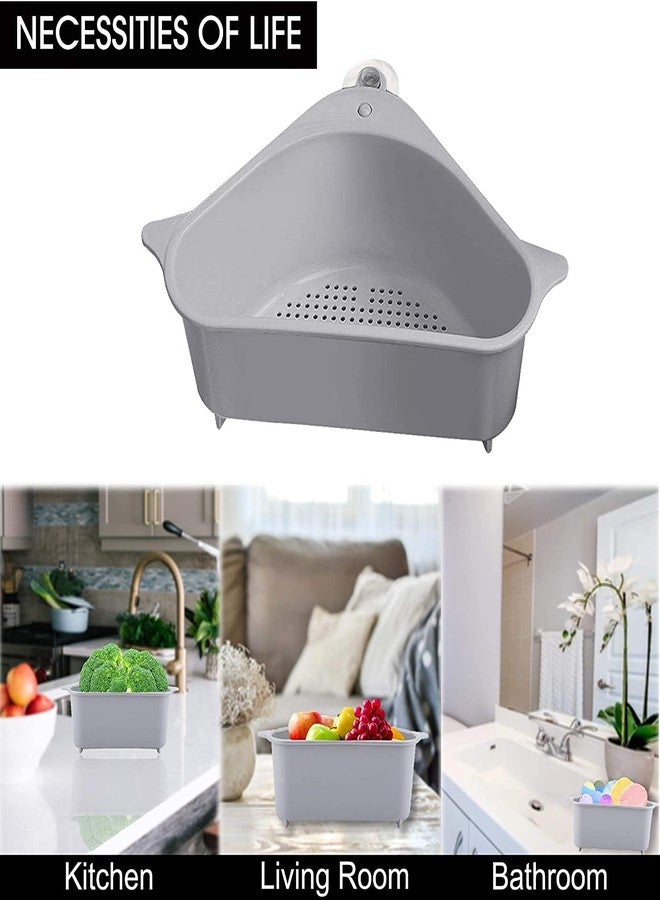 Flipco Kitchen Sink Suction Holder, Sink Caddy for Sponges, Scrubbers, Soap, Kitchen Soap and Sponge Holder - Image 3