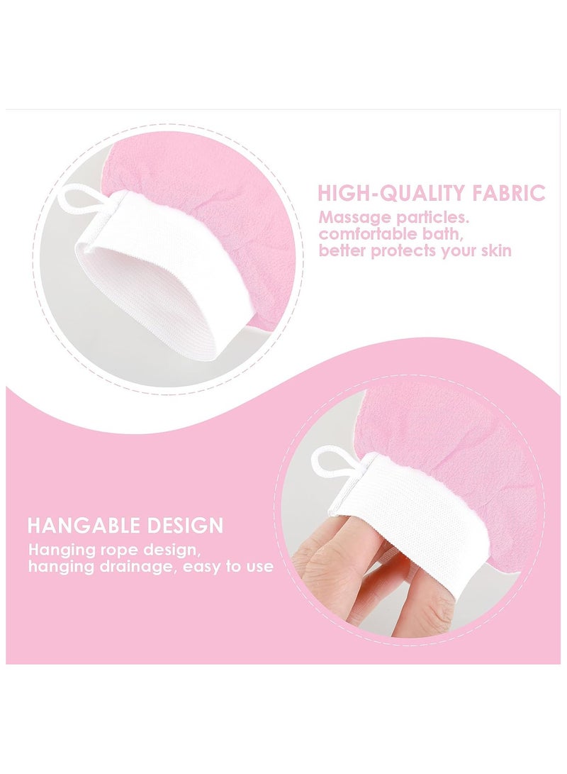 MOMENT 2 Pack Deep Exfoliating Glove for Body, Korean Exfoliating Mitts Deep Exfoliating Gloves Body Scrubber for Bath Shower Dead Skin Remover Keratosis Pilaris - Image 2