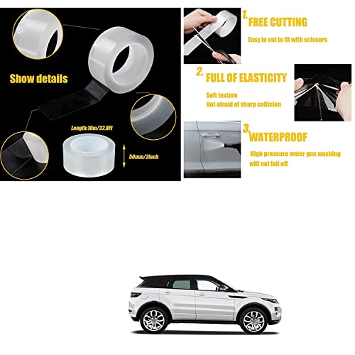 PRIKNIK Car Door Seal Strip Door Edge Guard Bumper Cover Strips Entry Sill Scuff Plate Door Anti-Scratch Waterproof Compatible with Cars - Image 4