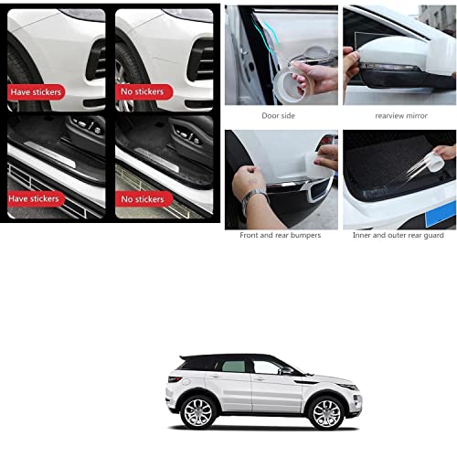 PRIKNIK Car Door Seal Strip Door Edge Guard Bumper Cover Strips Entry Sill Scuff Plate Door Anti-Scratch Waterproof Compatible with Cars - Image 5