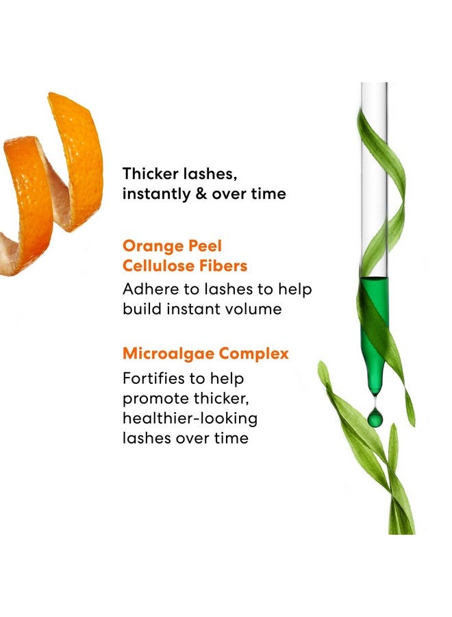 ماسكارا سوداء مكثفة من بير ميني ماكسيميست فيتو-فايبر من بير مينيرالز لرموش أكثر كثافة بشكل واضح، تدوم طوال اليوم، ماسكارا سوداء مقاومة للماء، حجم مناسب للسفر، نباتية - Image 4