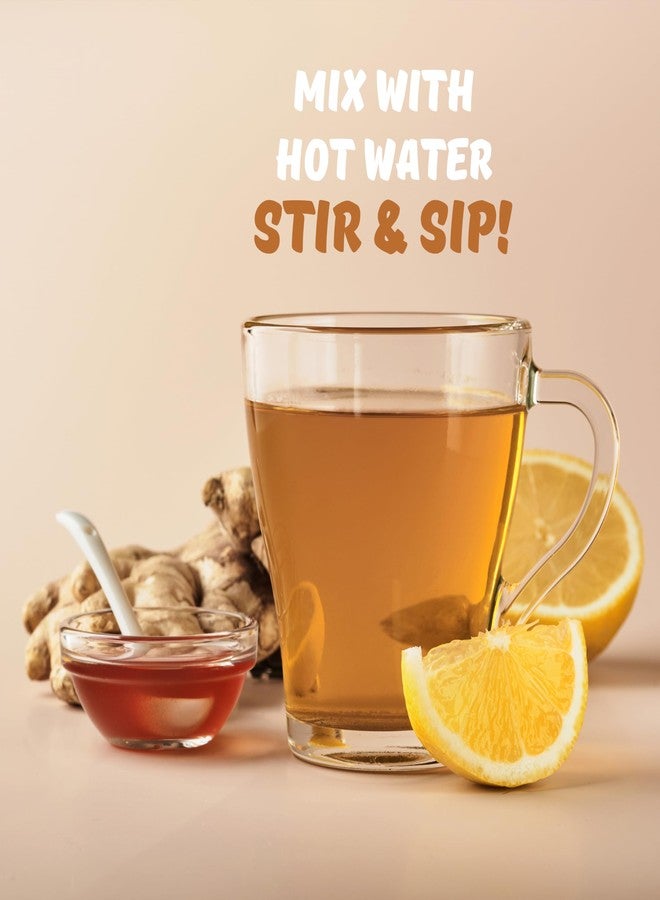 Lipatea Instant Ginger Latte, Made with Real Ginger, Honey, and Cane Sugar, Caffeine-Free, Gluten-Free, 100% Natural (Pack of 1) - Image 4