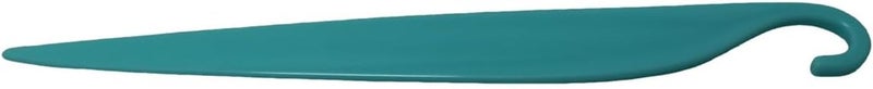 PZRT Plastic Cake Release Knife Bread Cutting Knife Arc Bread Trimming Knife 21.4x2.0cm/8.66x0.8 inch Suitable for Baking Stirring Scraping Folding Food Cream Butter Scraper Blue - Image 2