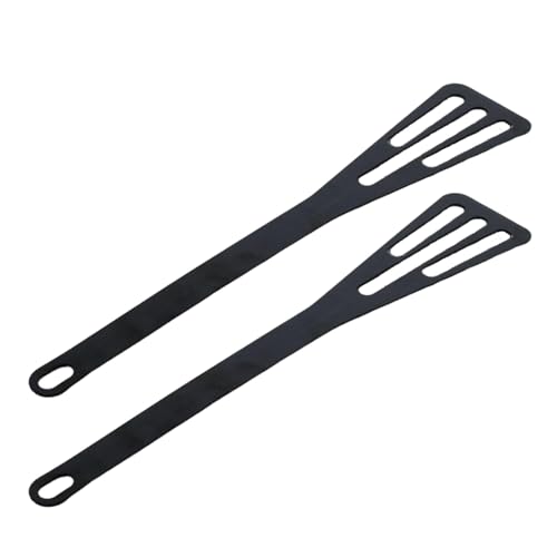 Trilonium Iron Dosa Roti Karandi Turner Spatula (Seasoned not Coated) (30 cms | Pack of 2) - Image 1